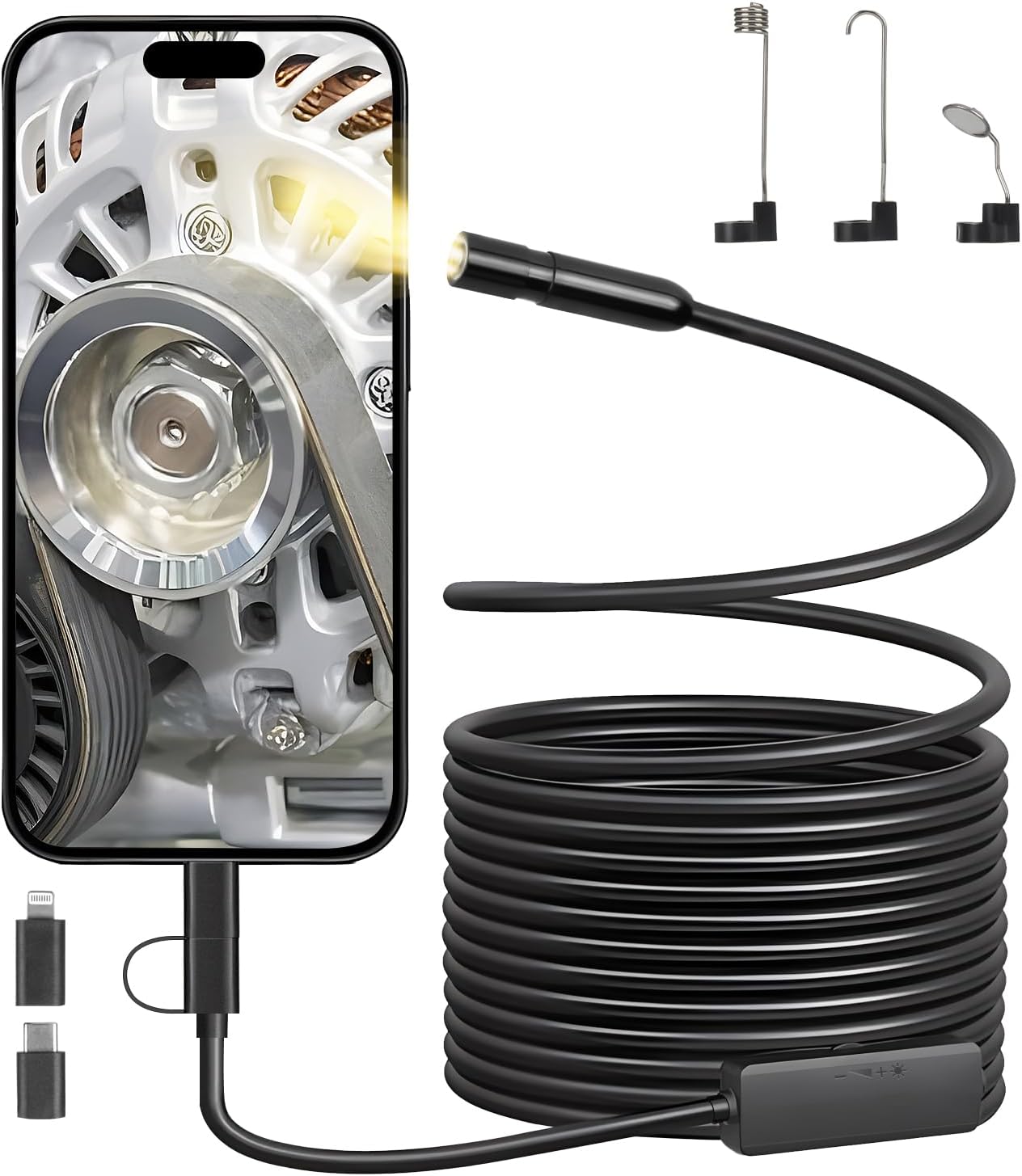 1920P HD Endoscope Camera: Clear Vision, Waterproof, iOS/Android Compatible