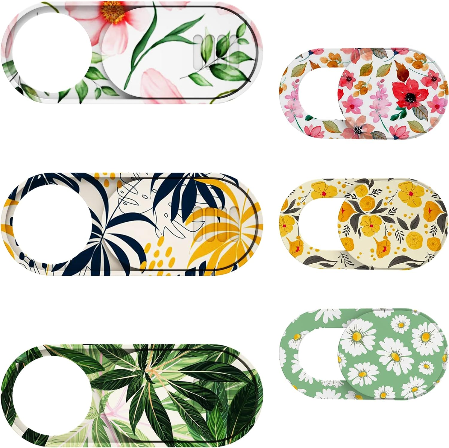 Yilador Flower Webcam Cover Slide Set