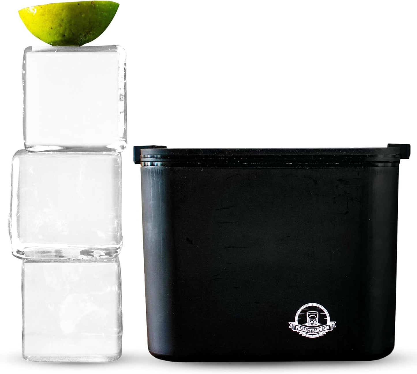 XL Clear Ice Cube Mold - Crystal Clear Ice Cubes - Whiskey Lover's Essential