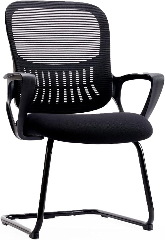 Sweetcrispy Office Desk Chair No Wheels for Enhanced Comfort