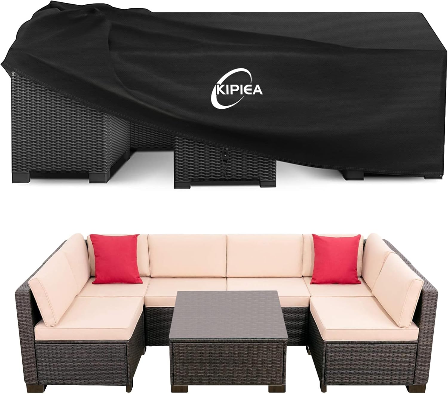 Kipiea Waterproof Patio Furniture Covers for All Seasons