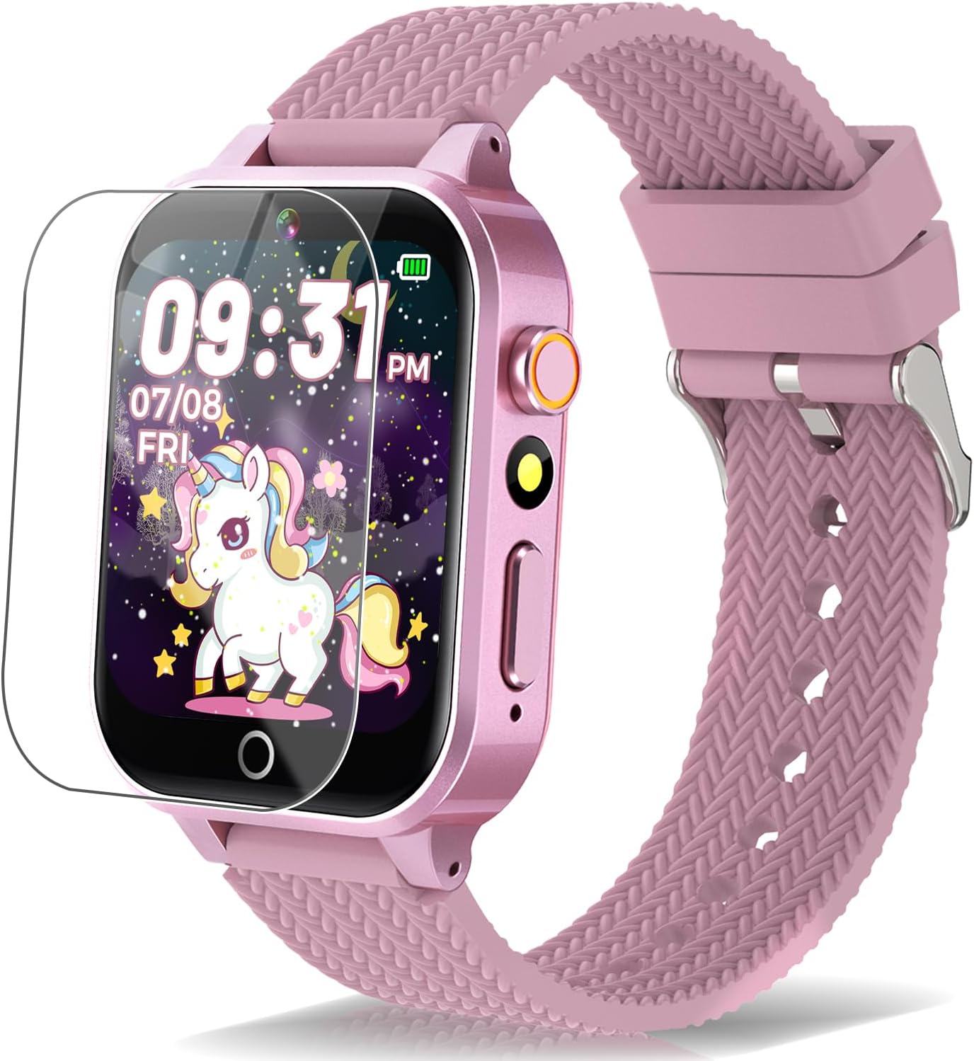 Interactive Kids Smart Watch with Games & Camera - Pink