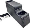 MOOSUN 31515 Denim Black Locking Center Console for Jeep - Durable