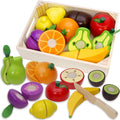 Wooden Toy Food Set for Creative Play | Airlab