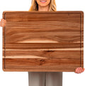 Acacia Cutting Board 24 x 20 in XXL - Durable Extra Large Chopping