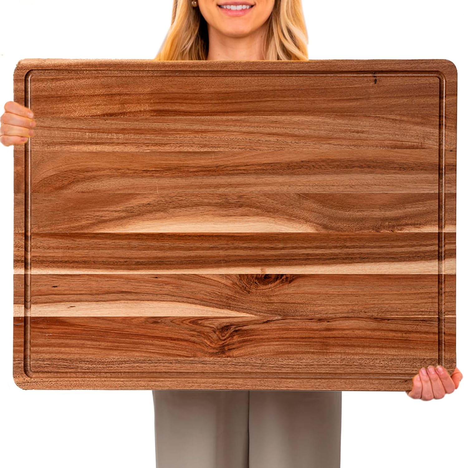 GAOMON XXL Extra Large Acacia Cutting Board for Kitchen Use