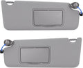 Left Driver & Right Passenger Sun Visor for Honda Pilot and Ridgeline