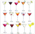 Stxy's Martini Cocktail Napkins for Chic Celebrations