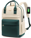 Laptop Backpack for Women 15.6 in with USB Port - Stylish Travel Bag