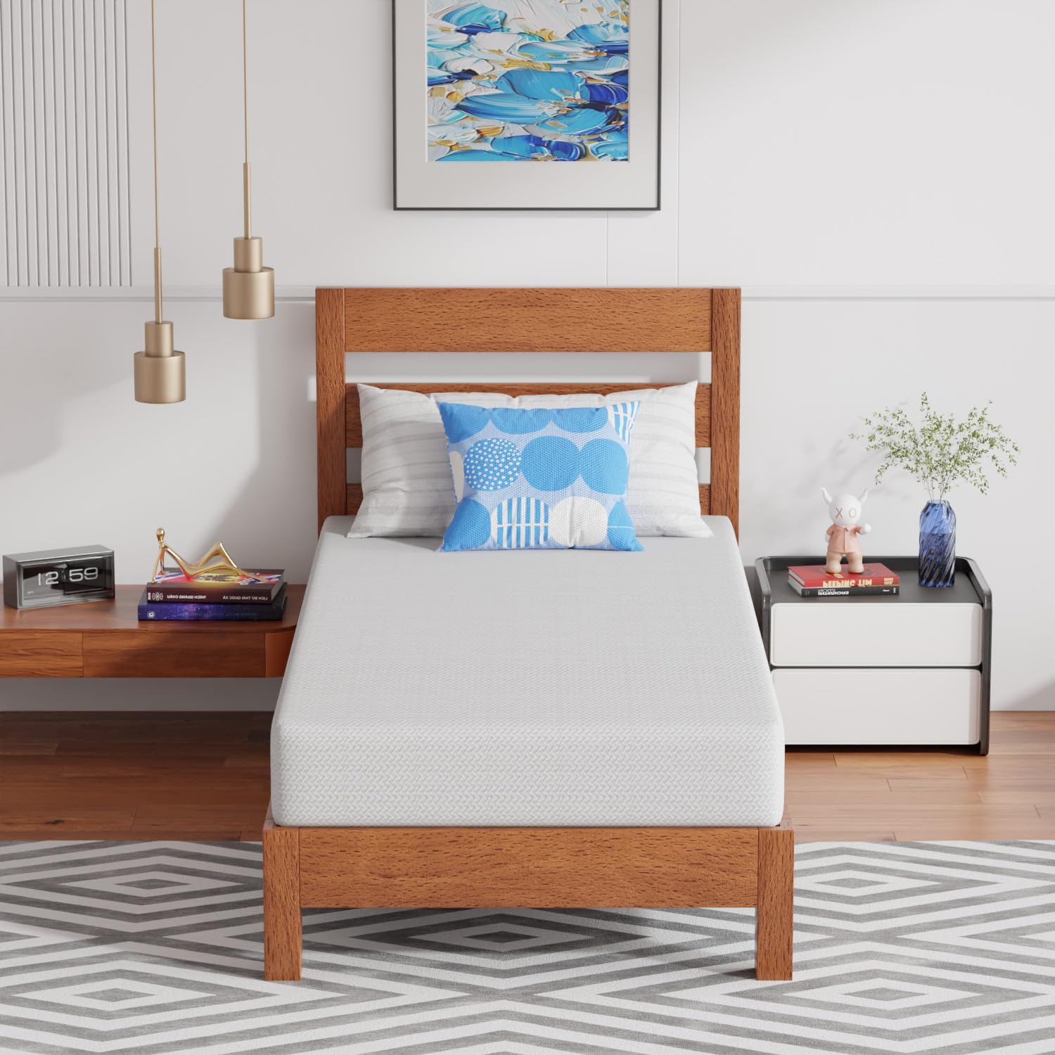 PayLessHere 8 Inch Twin XL Green Tea Memory Foam Mattress Review