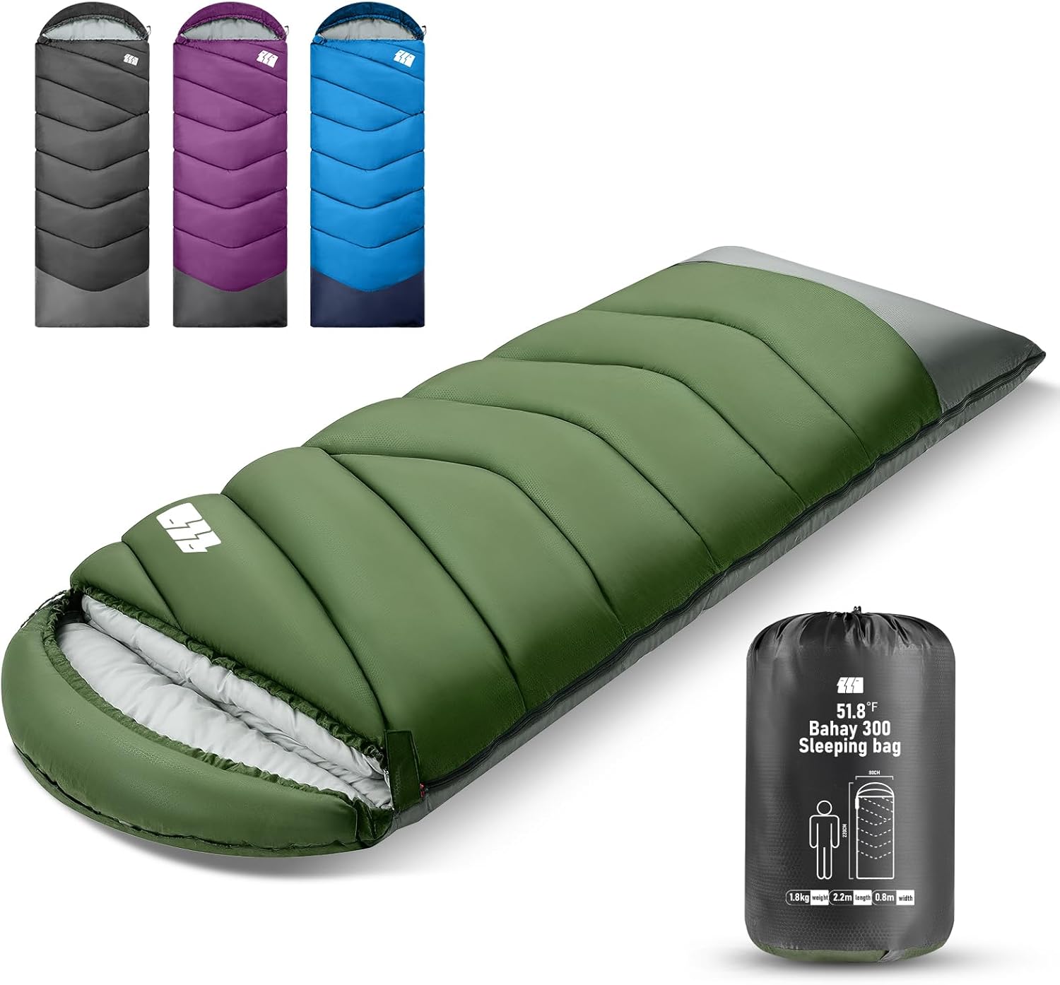 Sleeping Bags for Adults Cold Weather - Lightweight & Waterproof