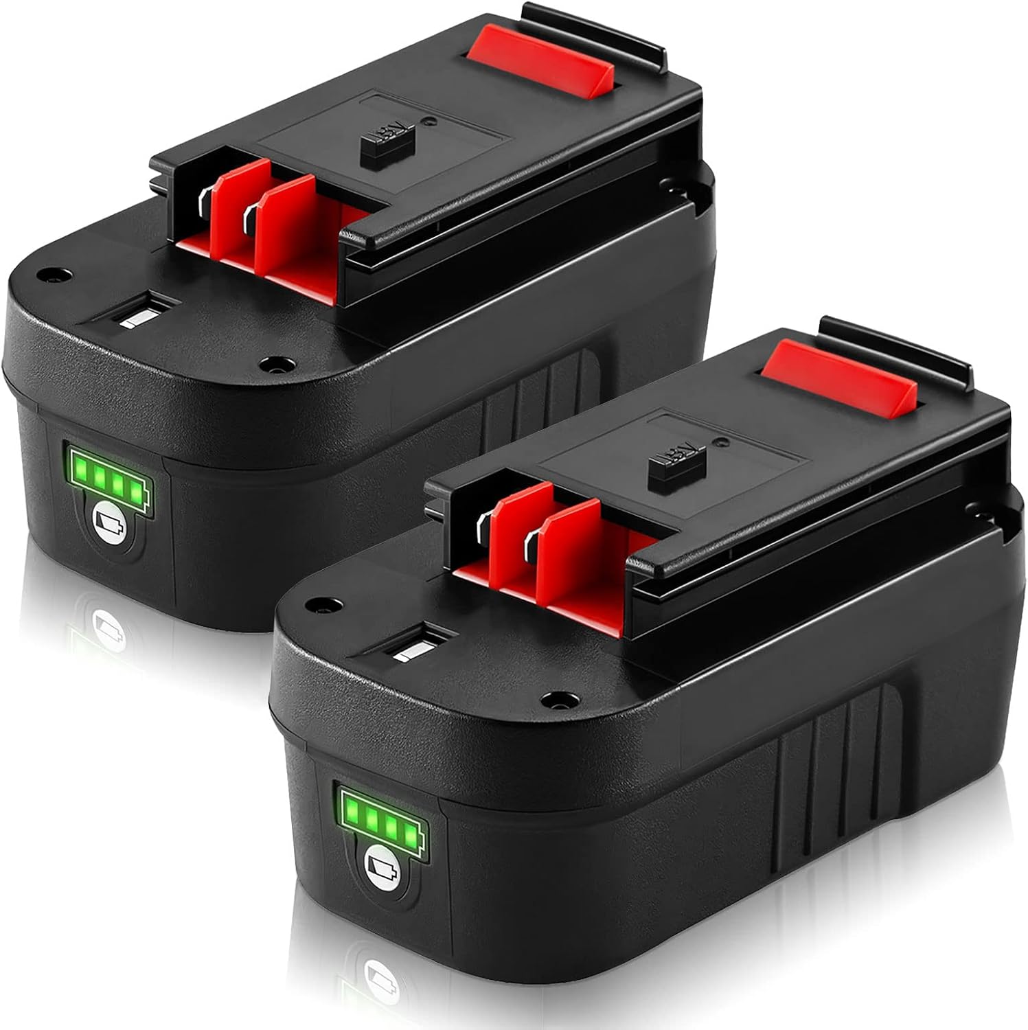Lithium-ion 2Pack DSANKE HPB18 18V 3.0Ah Battery Replacement