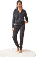 Yasumond Velour Tracksuit Womens 2 Piece Joggers Set (Style FPDG)
