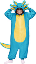 Spooktacular Creations Halloween Axolotl Costume Kids Pajama Jumpsuit