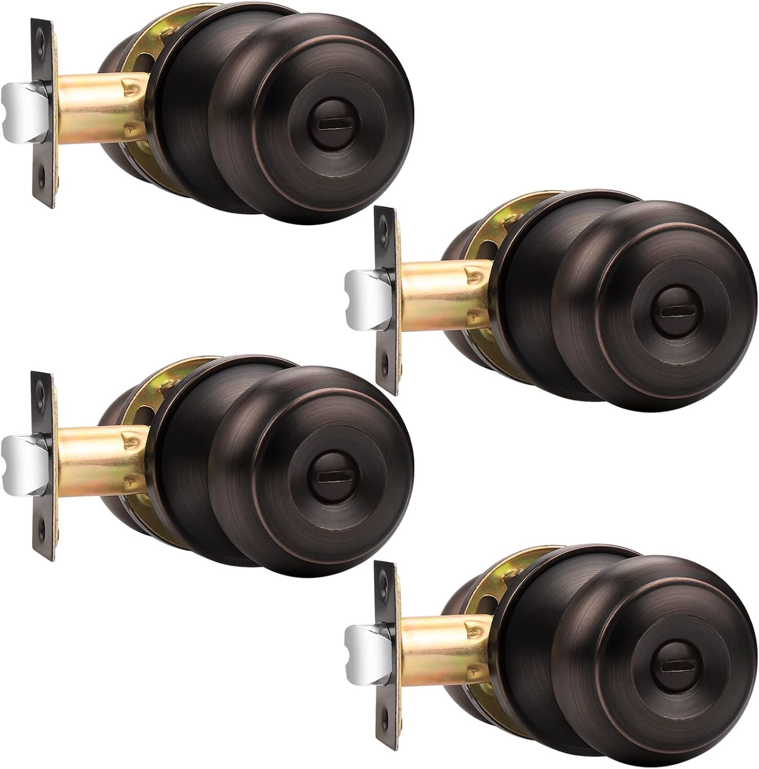 Probrico Privacy Door Lock Knobs for Bedroom and Bathroom Use