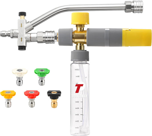 Tool Daily Foam Cannon for Pressure Washer with Dual Connector