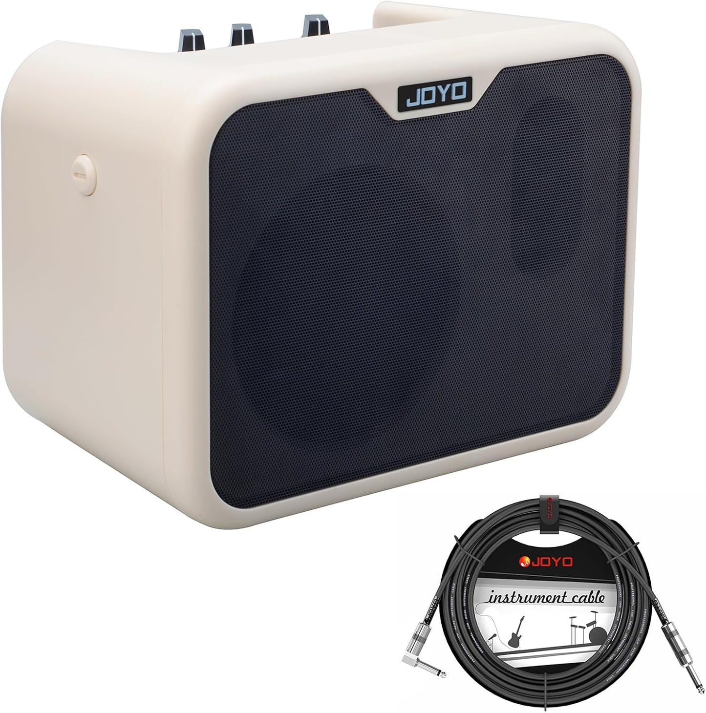 Portable JOYO 10W Bass Amp + 15ft Cable - Enhance Your Bass Practice!