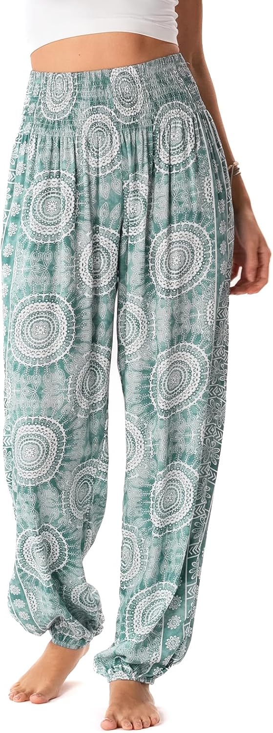 Lotus and Luna Women's Harem Pants for Beach & Lounge Style