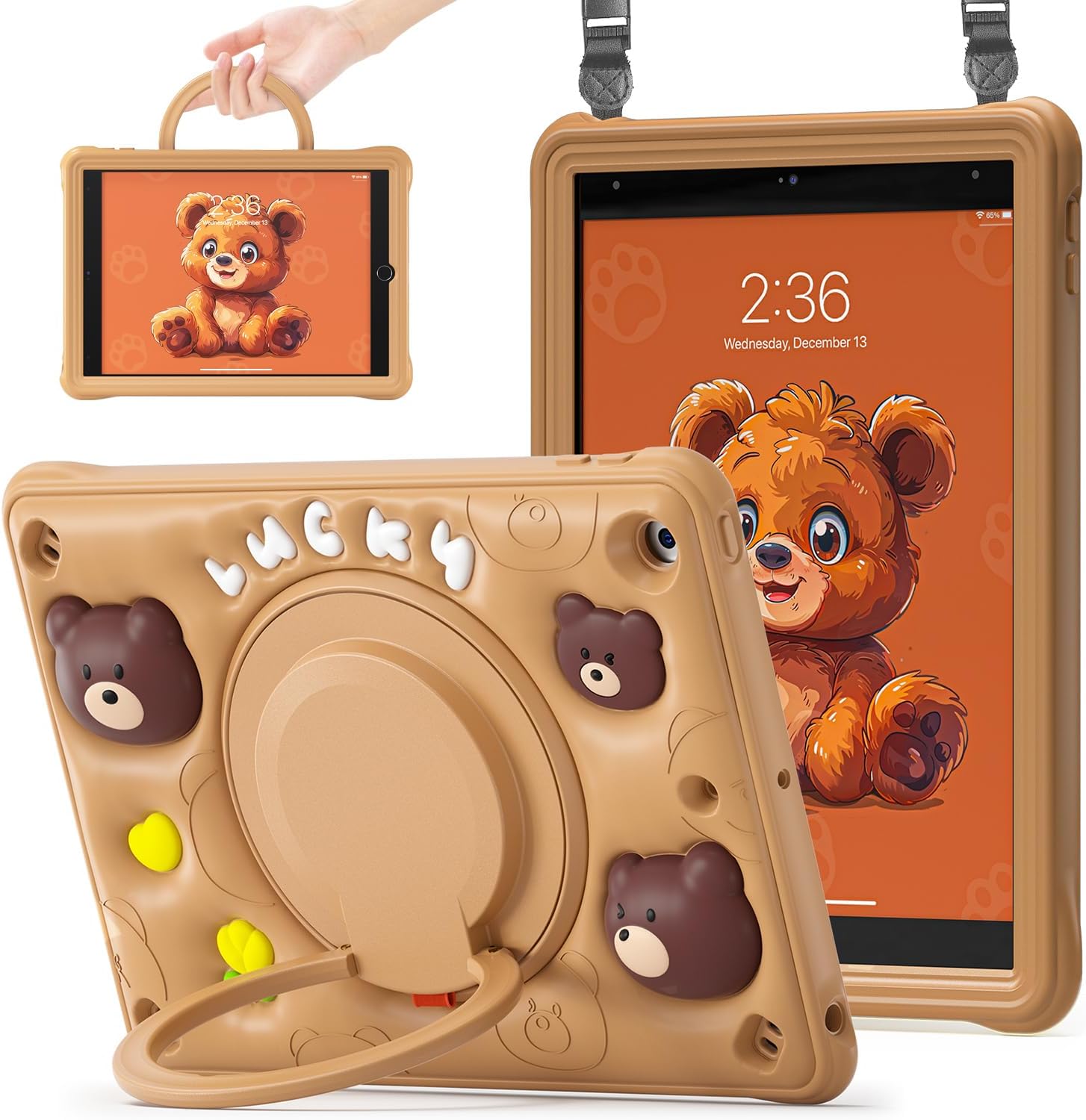 LX-SUNCX iPad 10.2 Case: Shockproof Kids Protection