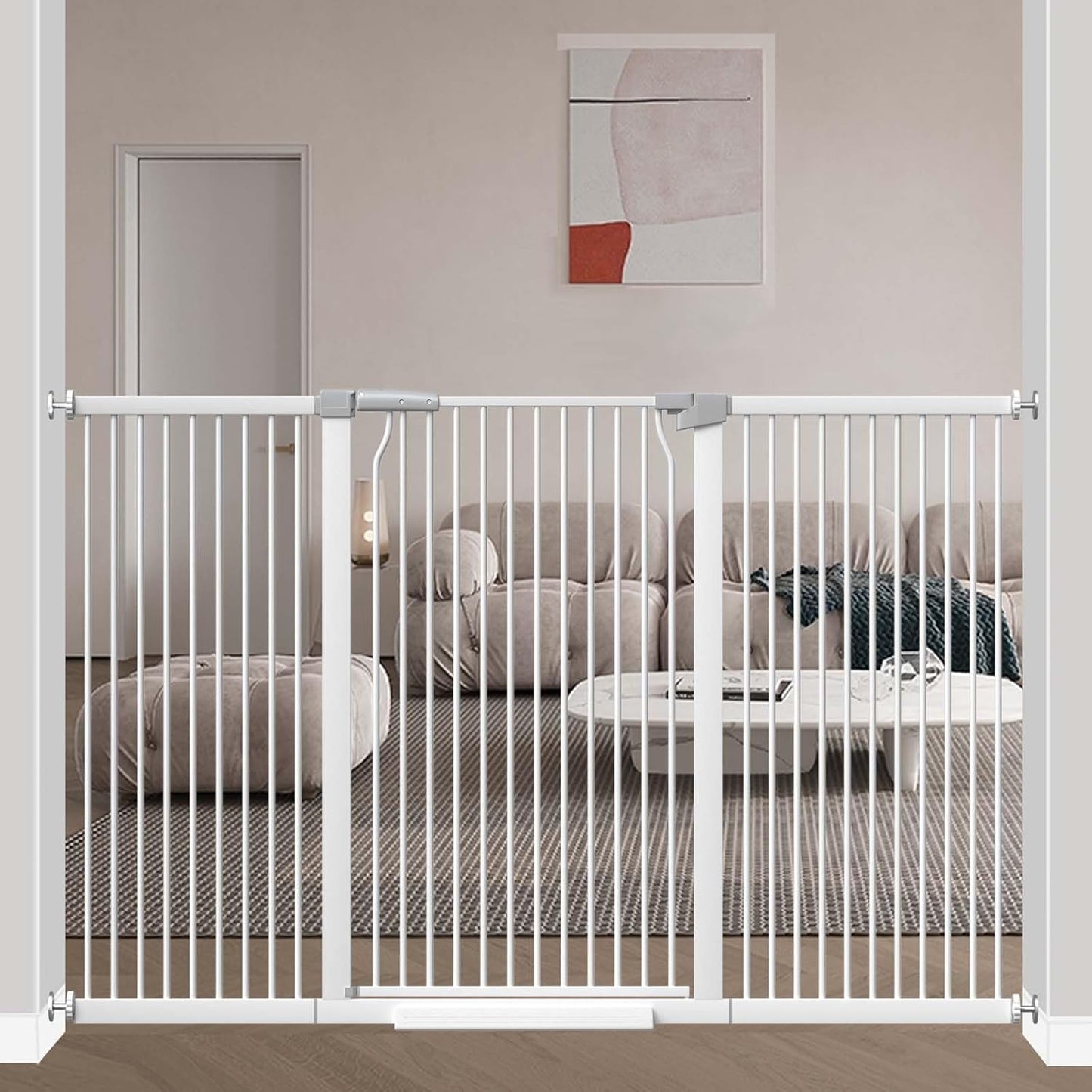40.5 Inch Extra Tall Baby Gate for Dogs and Kids Safety