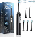 Water Dental Flosser with Electric Toothbrush - 3 in 1 Travel Kit