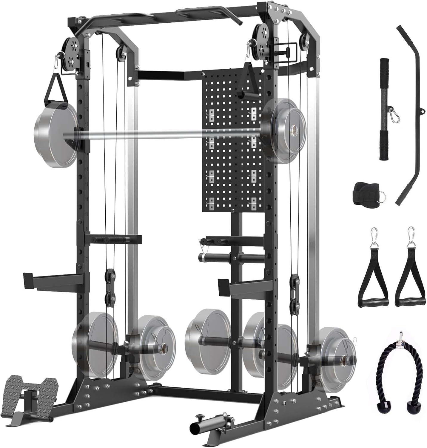 2000LB Power Cage: Ultimate Home Gym Setup!