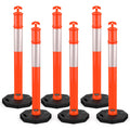 Delineator Post 45 in Orange Traffic Cones - Stable, Visible Safety
