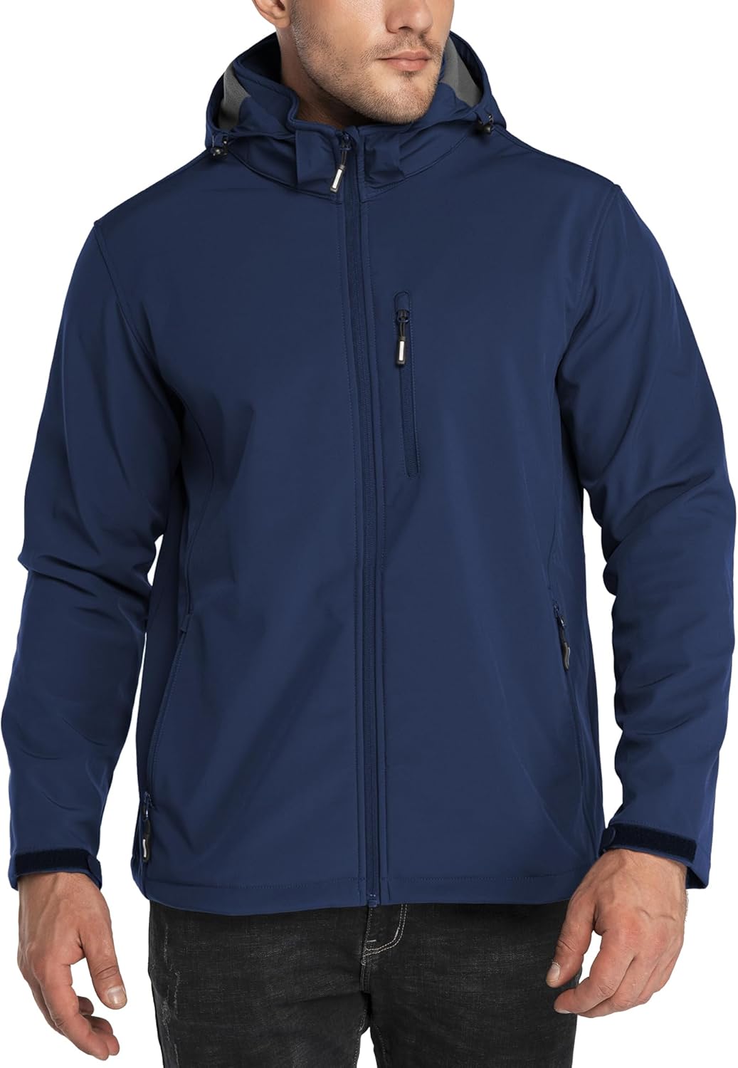 Outdoor Ventures Men's Lightweight Softshell Jacket for Winter