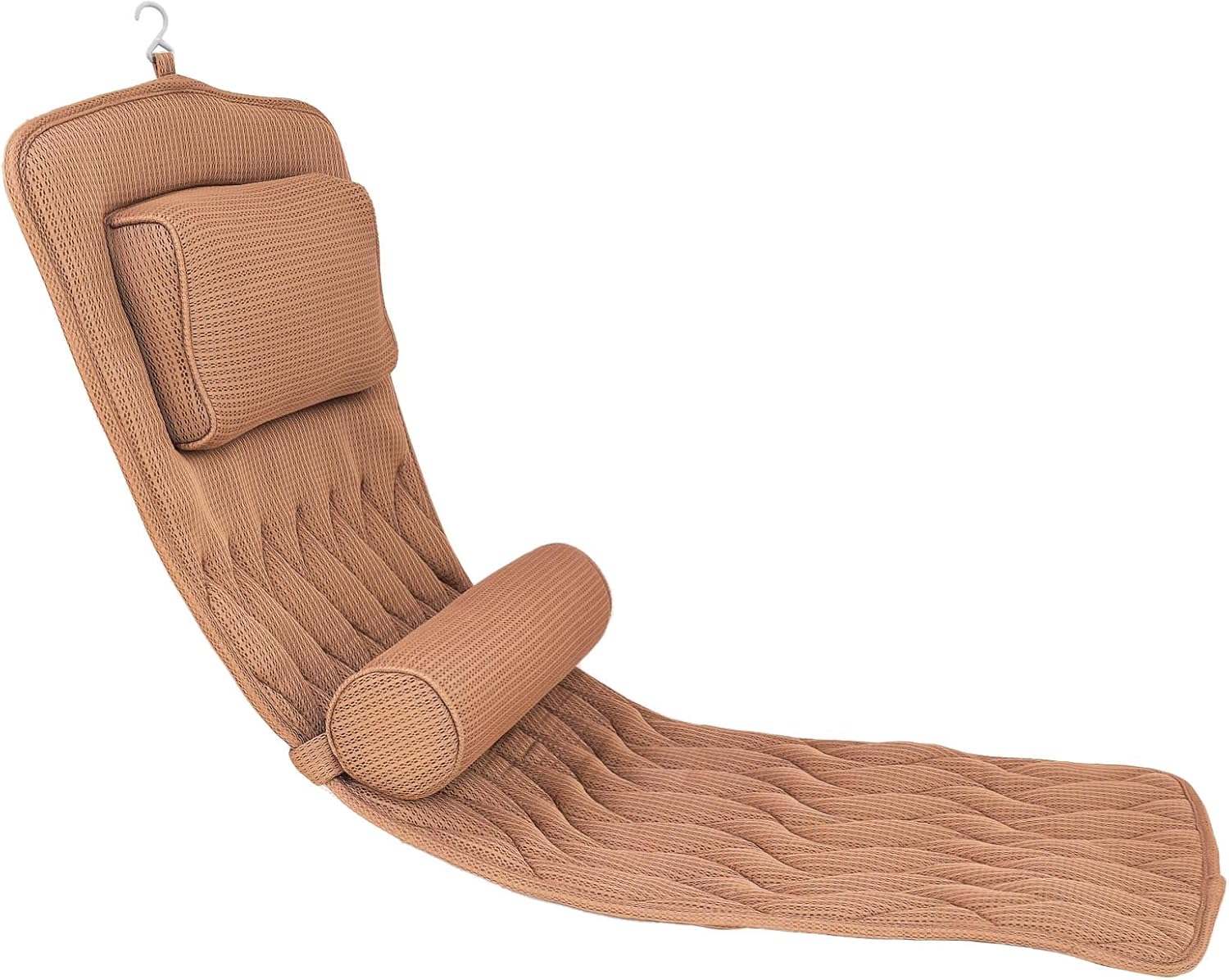 AEROiVi Full Body Bath Pillow with Adjustable Lumbar Roll