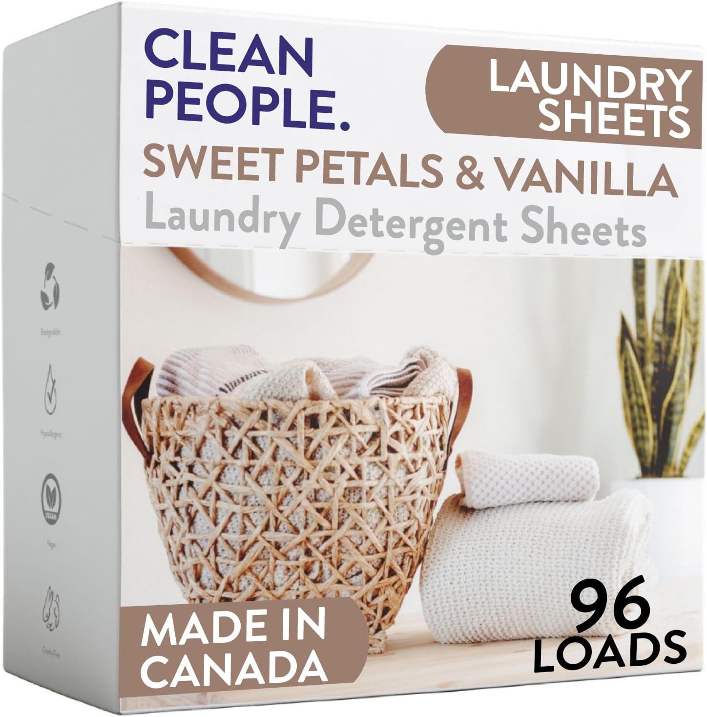 Clean People Laundry Detergent Sheets - Eco-Friendly & Effective