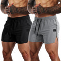 Men's Quick Dry Gym Shorts with Towel Loop - Lightweight Short Inseam