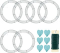 6 Pack Wire Wreath Frame 20 in Wreath Form Kit - Starter Craft Set