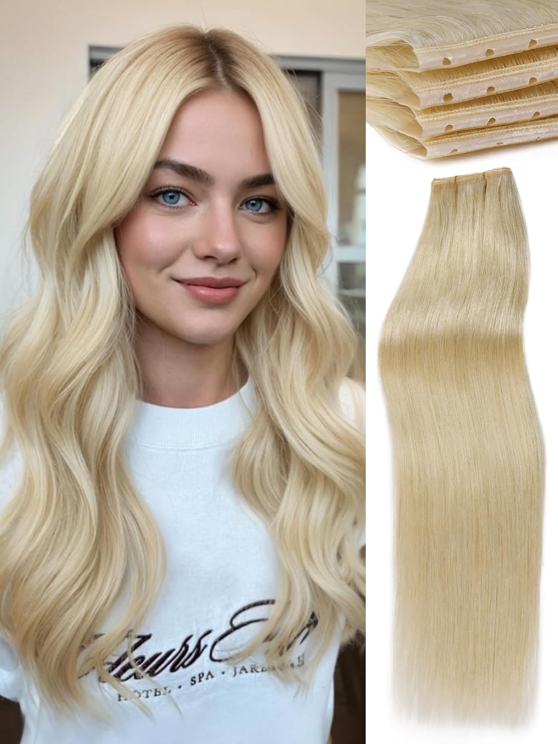 WIGNEE OVO Double Butterfly Weft Hair Extensions for Blonde