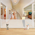 Retractable Extra Tall 42in x 159in Reinforced Mesh Gate - Space