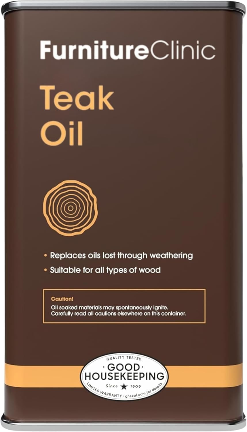 Teak Oil for Wood Protection & Restoration - 5 Liter Premium Oil