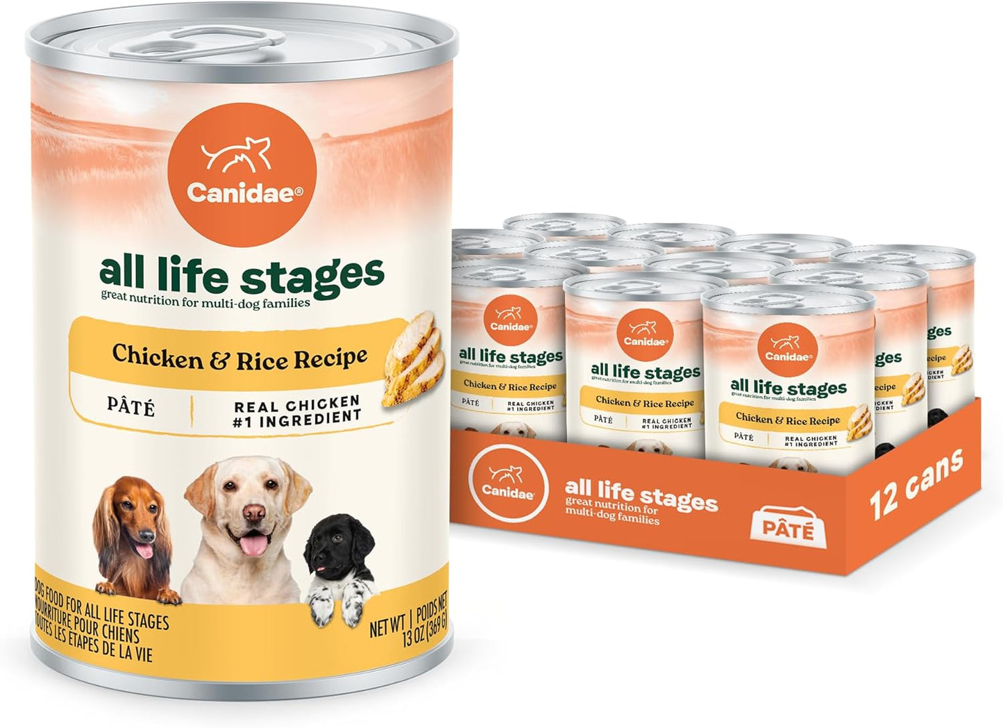 Canidae All Life Stages Premium Wet Dog Food for All Breeds