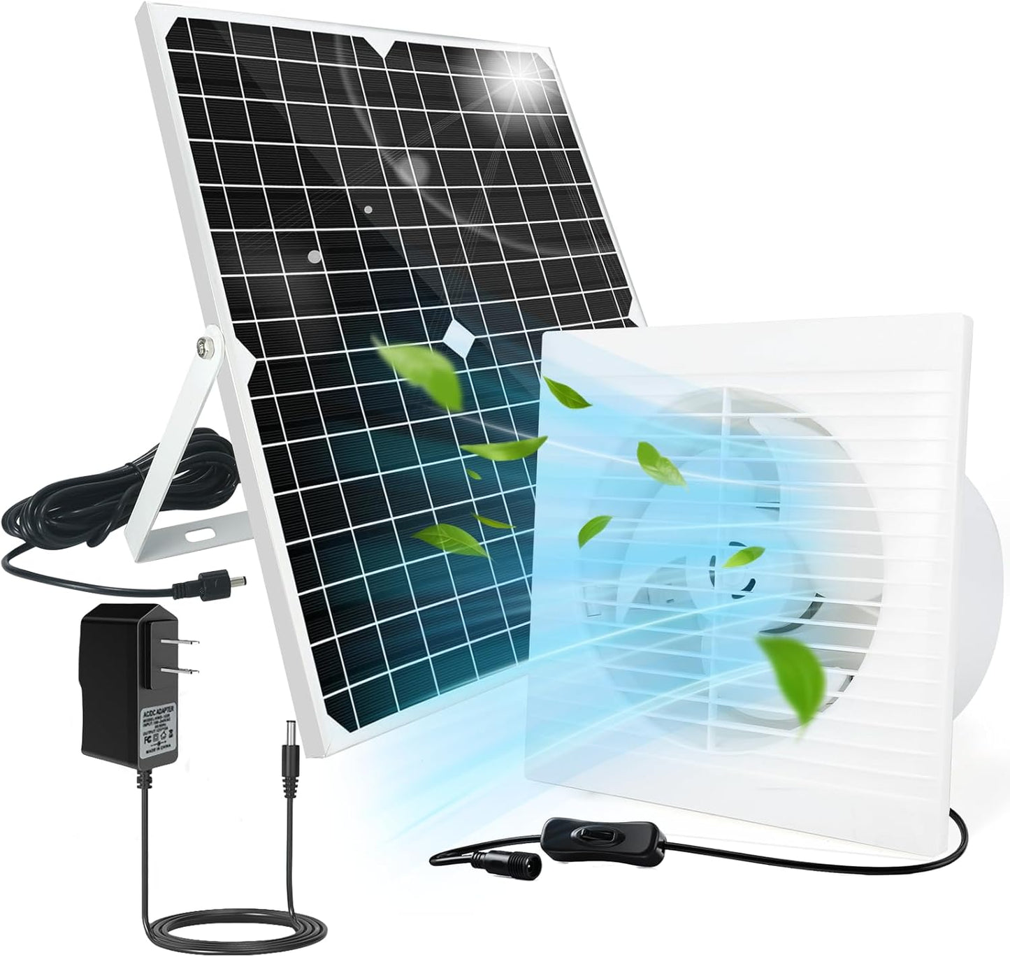 Solar Powered Fan Kit for Efficient Cooling and Ventilation
