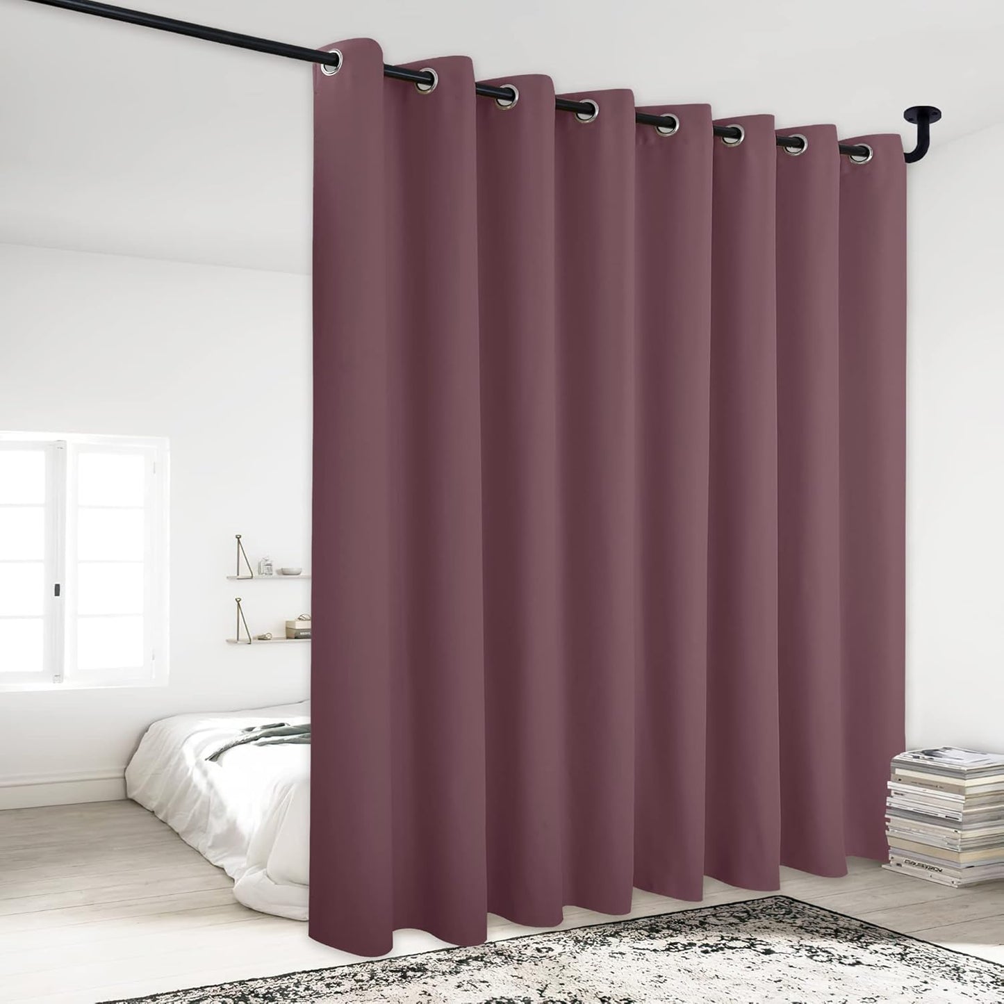 NICETOWN Lower Noise Room Divider Curtain for Elegant Spaces
