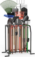 Extra Large Garden Tool Organizer Rack - Never Fall Over Advantage