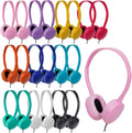Kids Headphones Bulk for Classroom School 20 Pack - Durable Wired Set