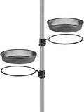 iBorn Bird Feeders Station Mesh Tray and Ring for 1 Pole Stand - Quick