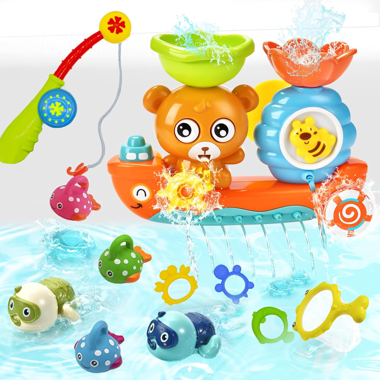 Swimming Wind-up Turtle Bath Toy - Fun for Toddlers 1-3