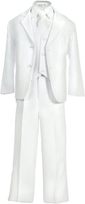 Boys Formal 5 Piece Suit Set with Vest and Tie - Avery Hill