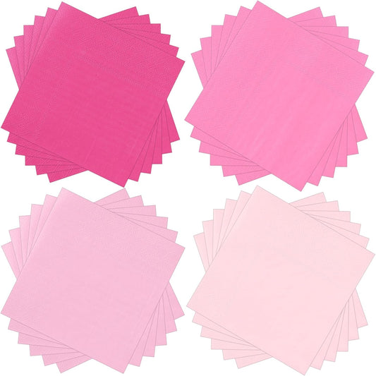 Layhit Pink Cocktail Napkins - Party Perfection