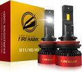 Firehawk H11/H8/H9/H16 Fog Light Bulbs 6000K Pure White - 40000LM