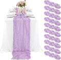 Lilac Cheesecloth Table Runner 10FT - Pack of 10 Elegant Gauze Runners