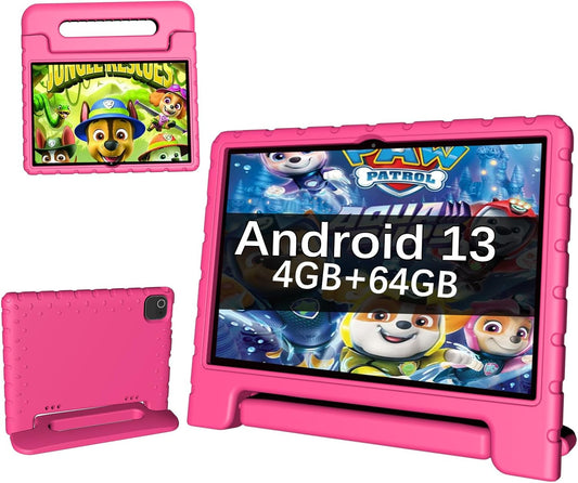 Kids Tablet 10 inch Android 13 with Parental Control Features