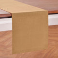 Solino Home Linen Table Runner 14 x 60 in - Tobacco Brown