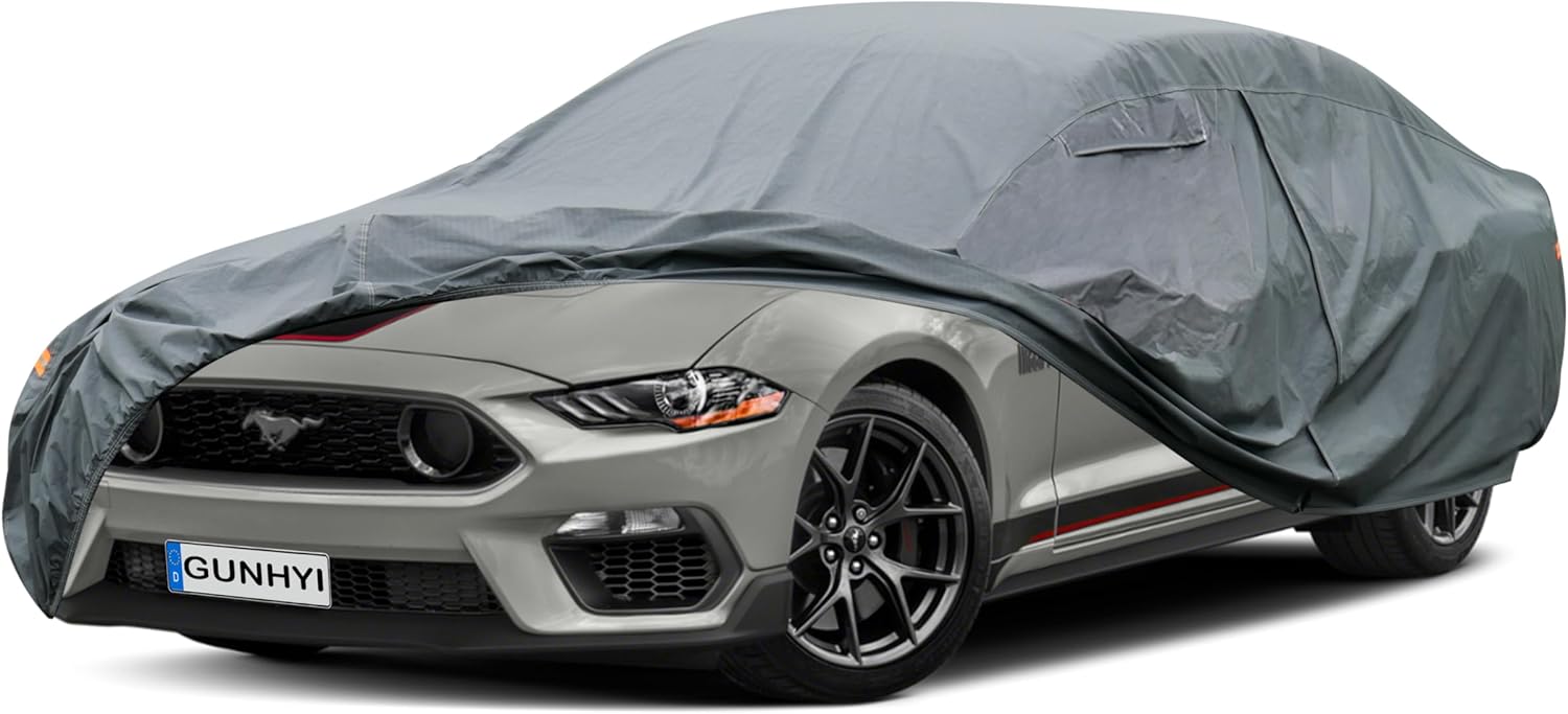16 Layers Car Cover Waterproof All Weather for Coupe Vehicles