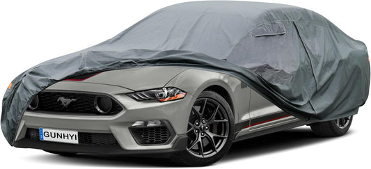 16 Layers Car Cover Waterproof All Weather for Coupe Vehicles